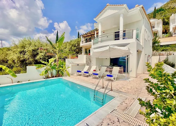 Luxury Agios Dimitrios With Private Pool By Dadovillas فيلة نيدري